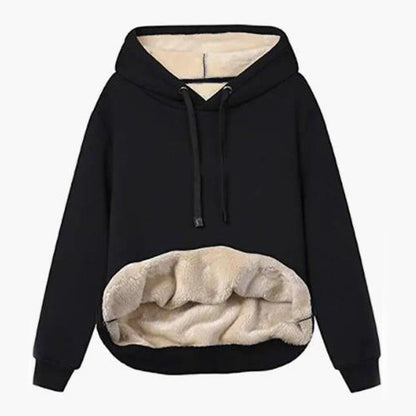 Warm lambskin hooded sports hoodie jacket - dressowy